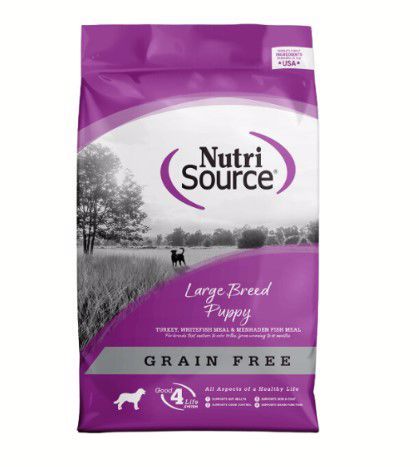 NutriSource Large Breed Grain Free Puppy Dry 12#