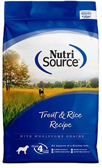 NutriSource Trout &amp; Rice Dog Dry 26#