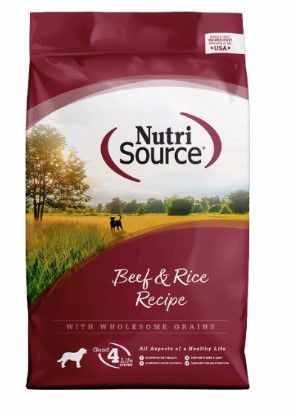 NutriSource Beef &amp; Rice Dog Dry 4#