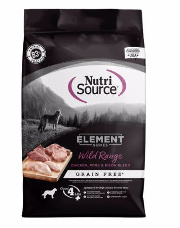 NutriSource Element Series Wild Range Grain Free Dog Dry 4#