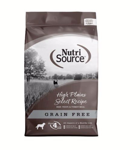 NutriSource High Plains Select Grain Free Dog Dry 4#