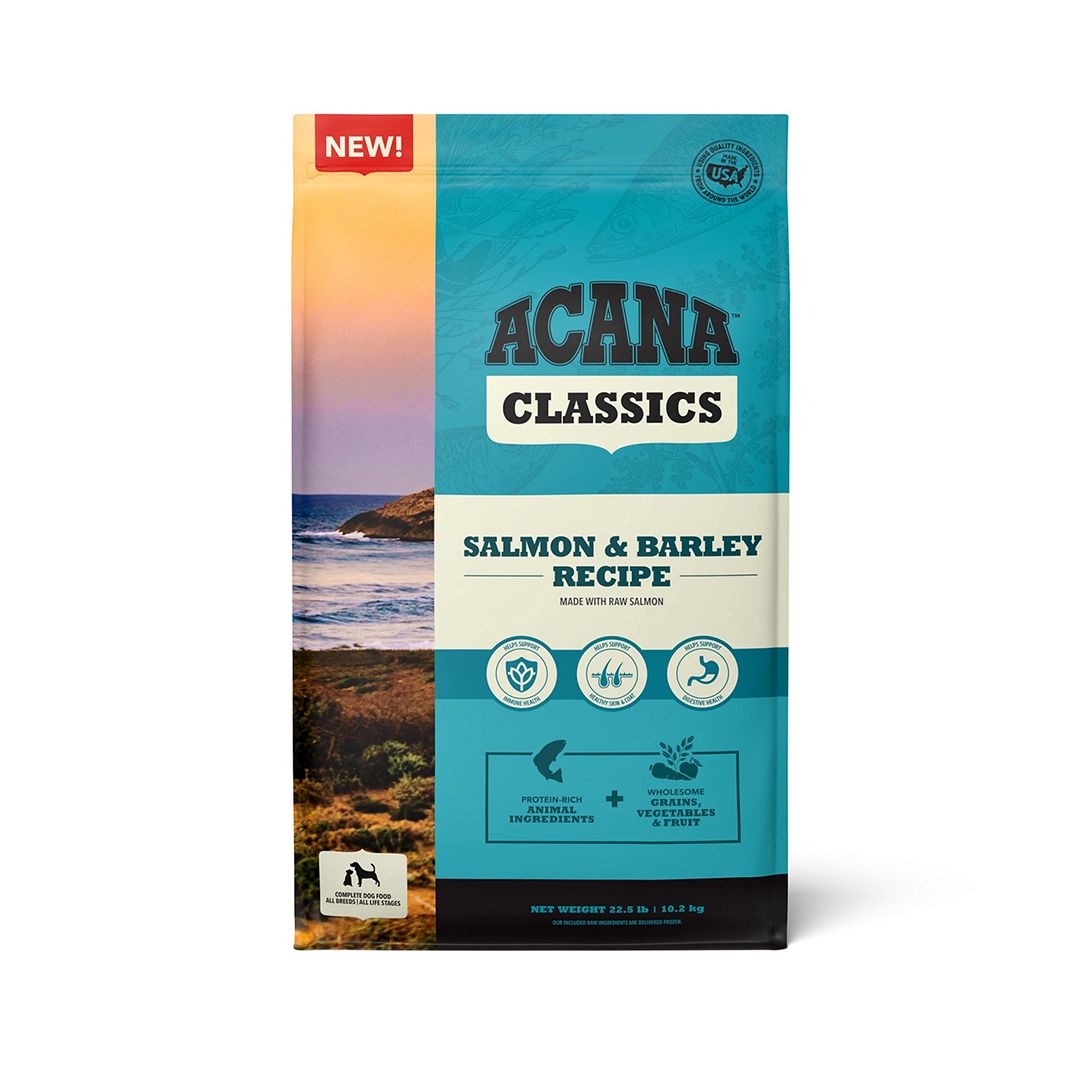 Acana Classics Salmon &amp; Barley Dry Dog Food 22.5#