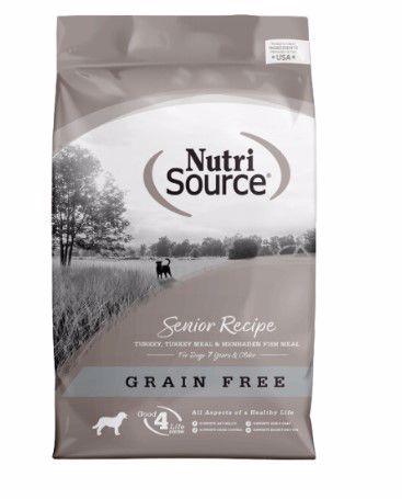 NutriSource Senior Grain Free Dog Dry 4#