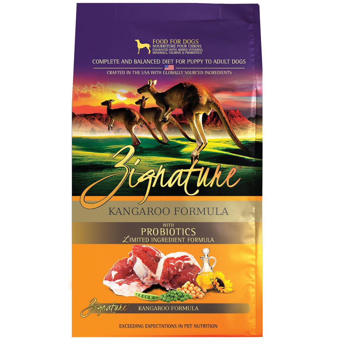 Zignature Kangaroo Formula Grain Free Dry Dog Food 25#