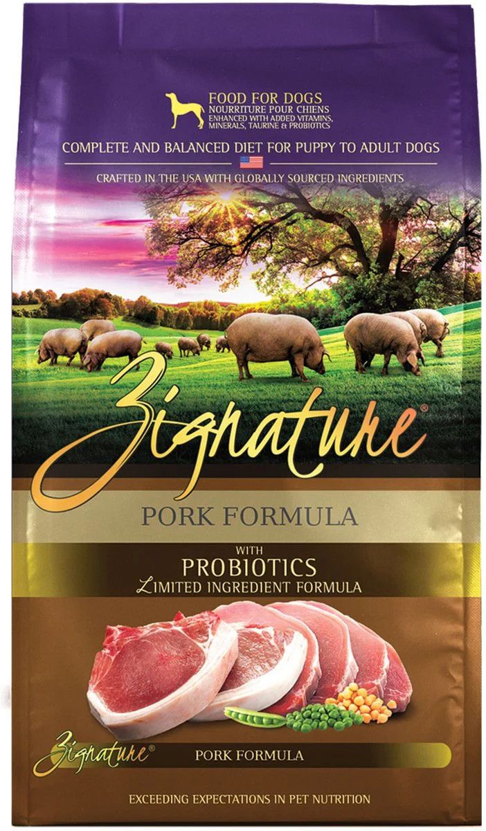 Zignature Pork Formula Grain Free Dry Dog Food 12.5#
