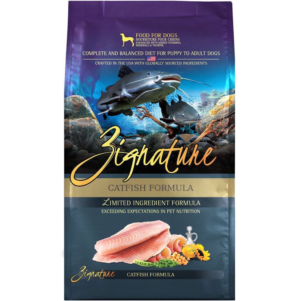 Zignature Catfish Formula Grain Free Dry Dog Food 25#