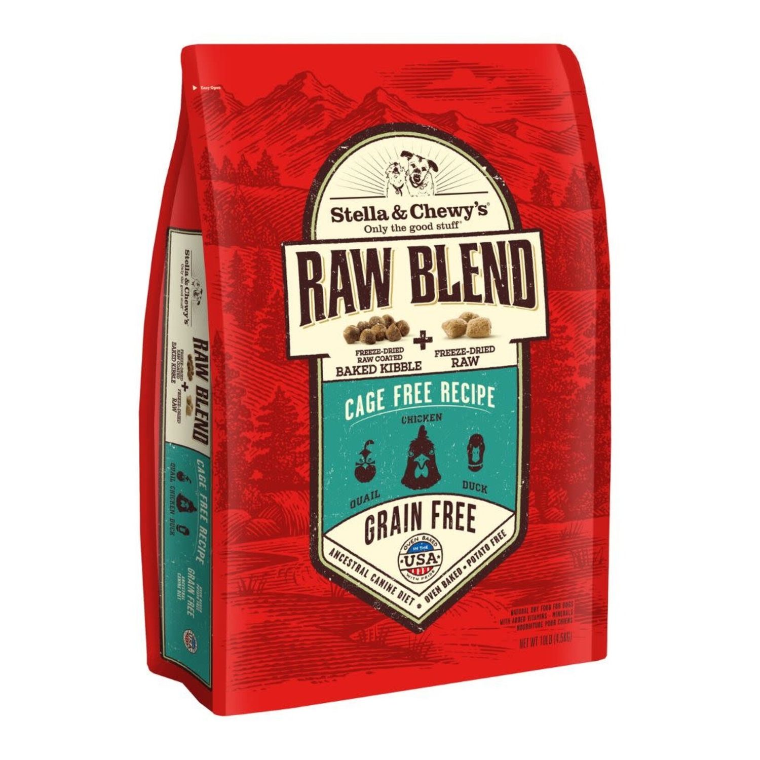 Stella &amp; Chewy’s Raw Blend 10#, Color: Cage Free, Size: 10#