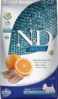 Farmina N&amp;D Ocean Herring and Orange Adult Mini 5.5#