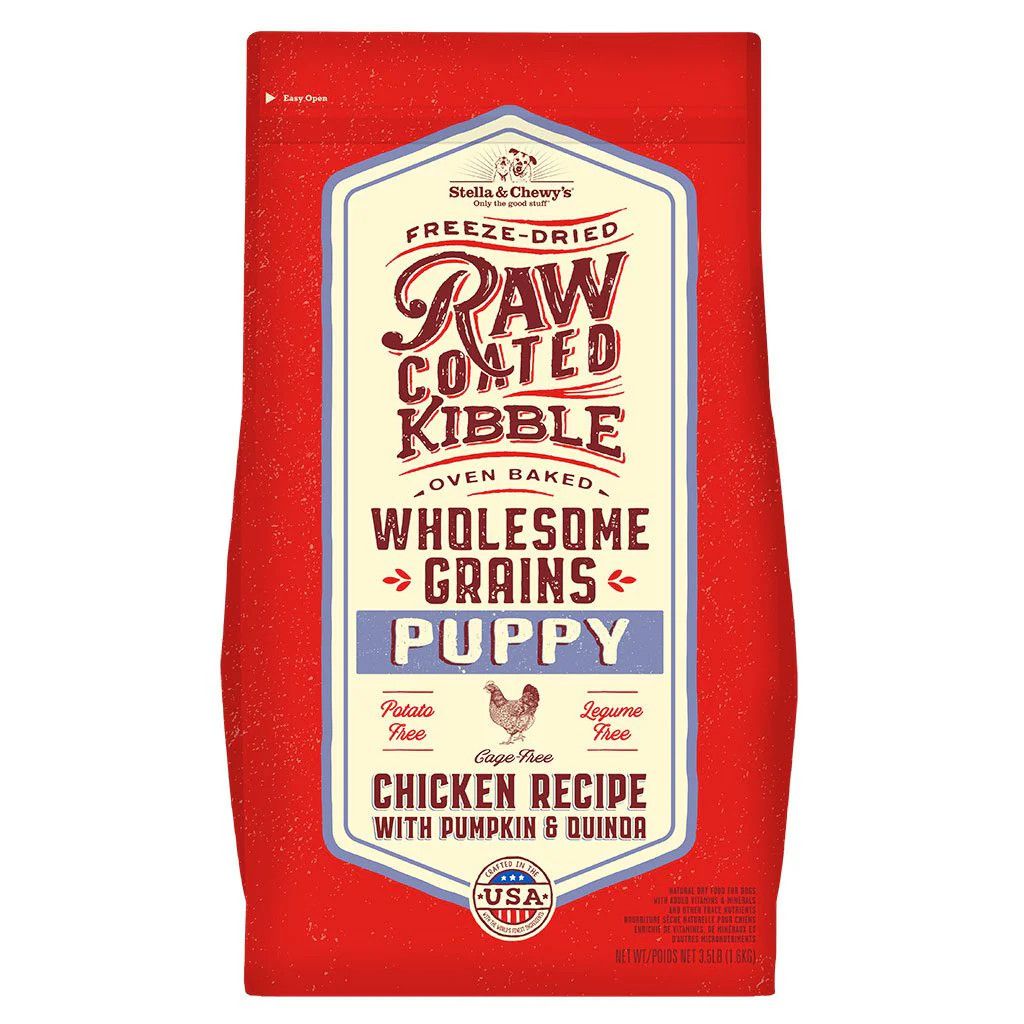Stella &amp; Chewy&#39;s Wholesome Grains Raw Coated Puppy Chicken PQ 22#