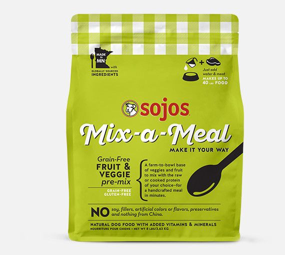 Sojos Mix-a-Meal Grain Free  Fruit Veggie 8#