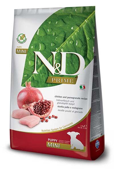Farmina N&amp;D Prime Chicken Pomegranate Puppy Mini Grain Free 5.5#