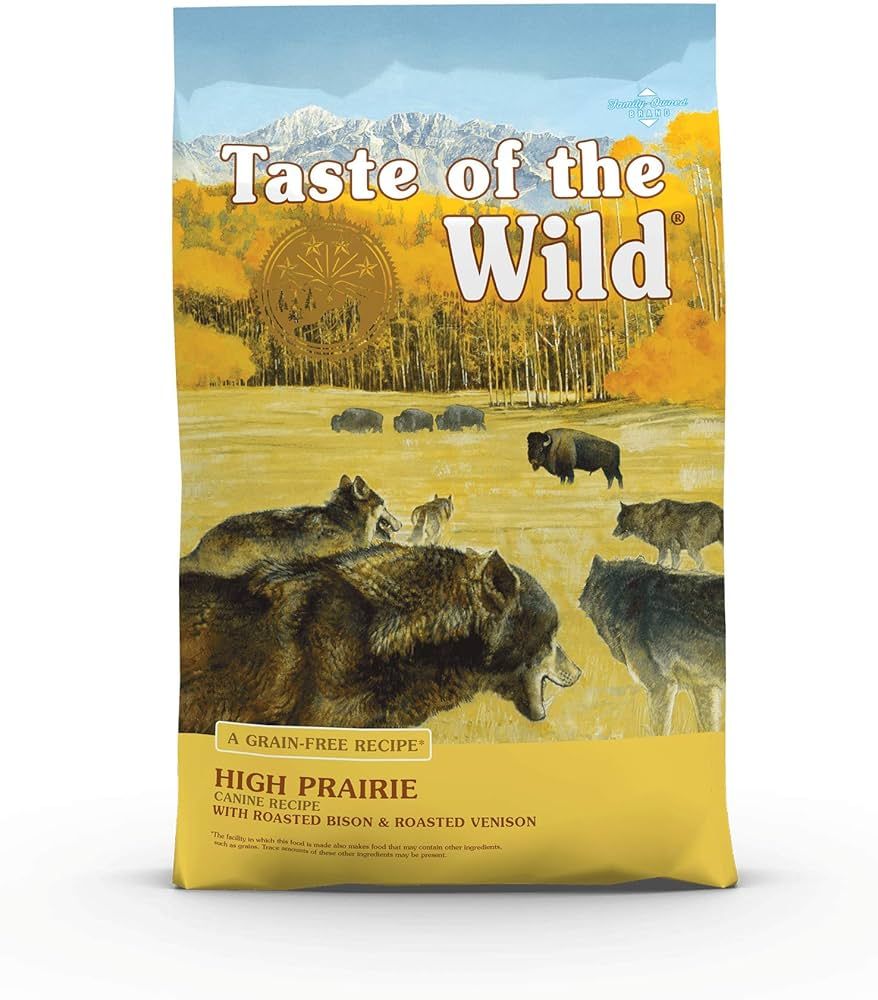 Taste of the Wild Grain Free High Prairie Canine Recipe with Roasted Bison &amp; Roasted Venison 5#