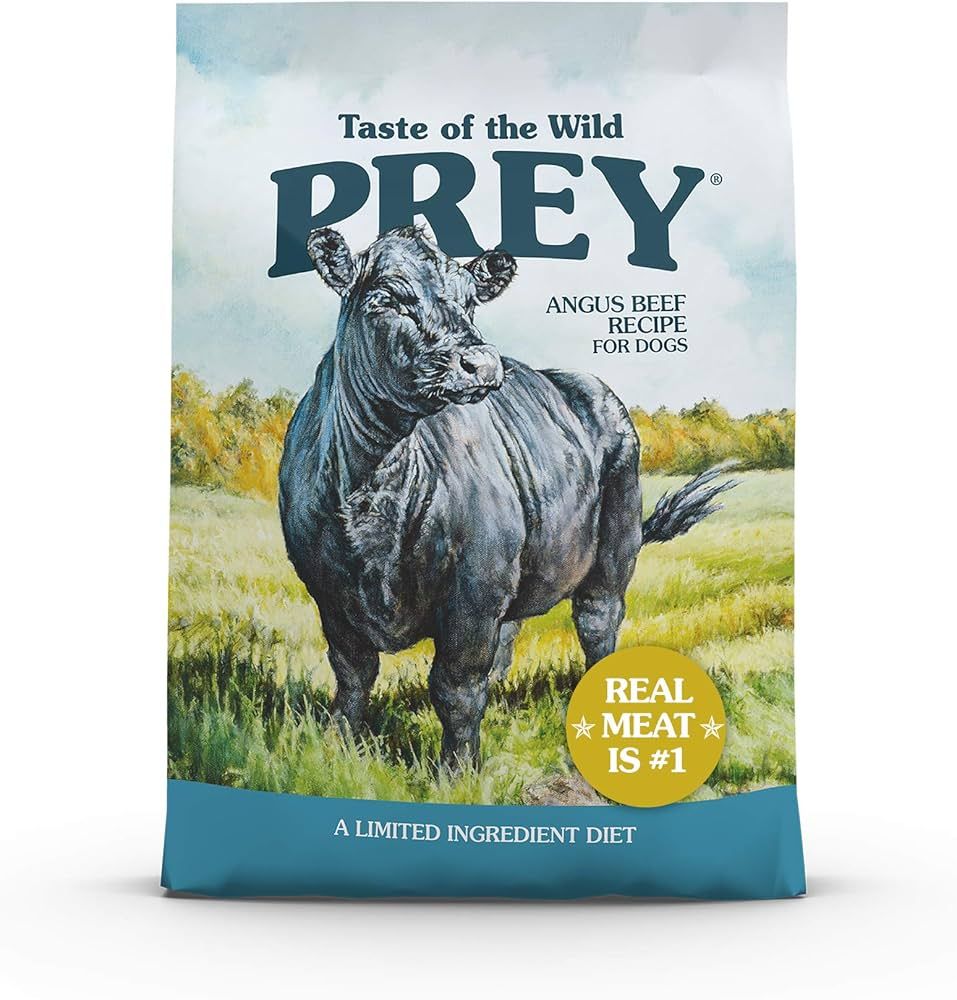 Taste of the Wild Prey Angus Beef Formula Grain Free Dry Dog Food 8#