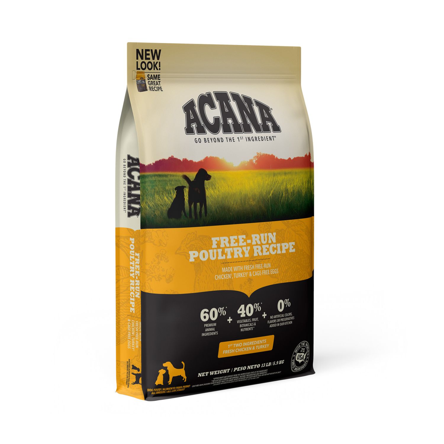 Acana Grain Free Free-Run Poultry Recipe Dry Dog Food 13#