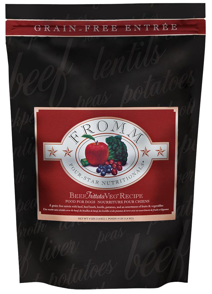 Fromm Four Star Beef Frittata Grain Free Dry Dog Food 26#