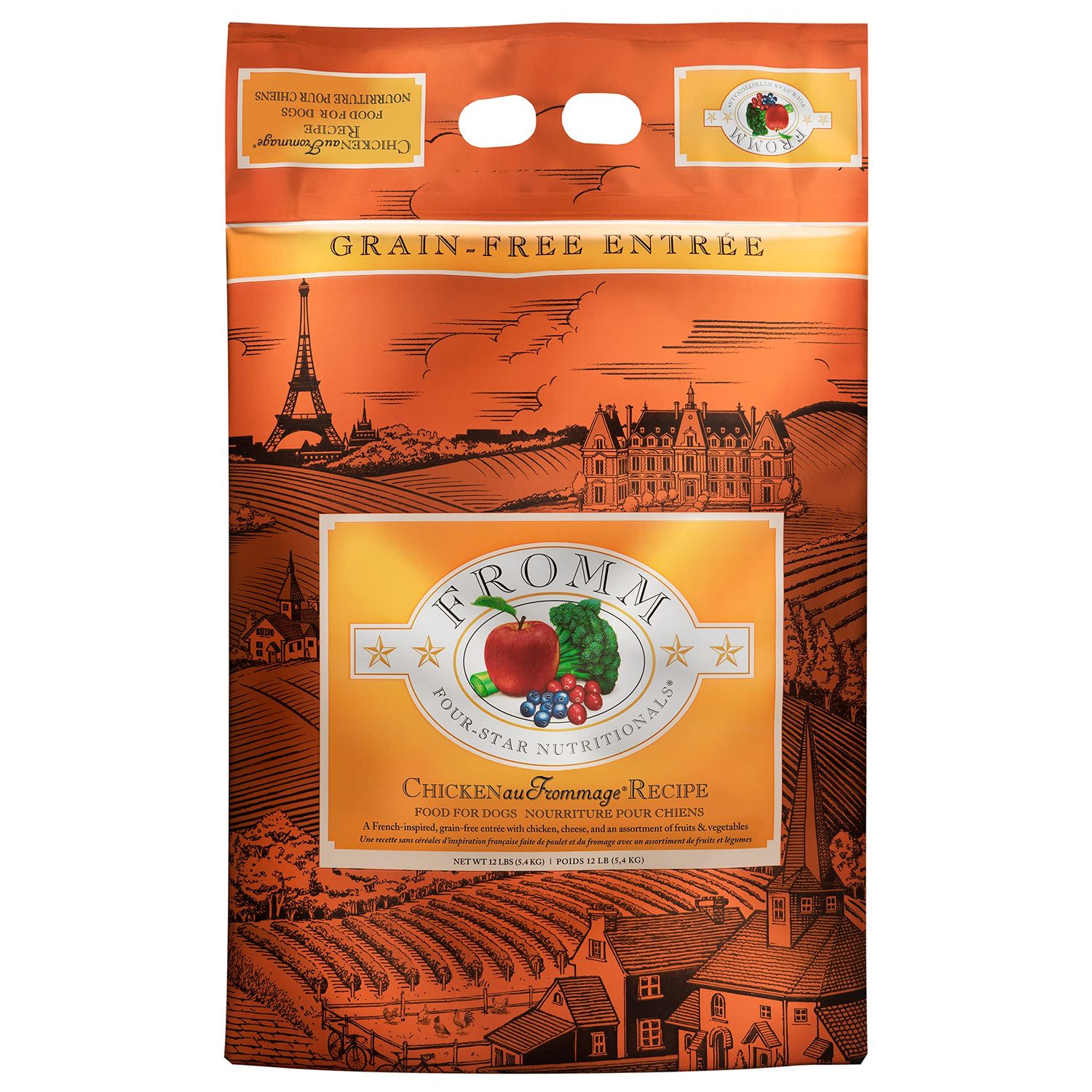 Fromm Four Star Chicken Au Frommage Grain Free Dry Dog Food 12#