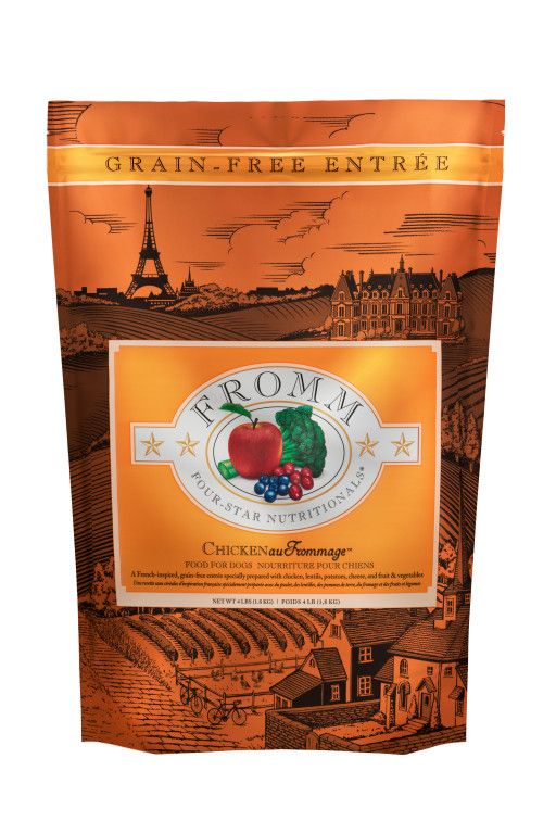 Fromm Four Star Chicken Au Frommage Grain Free Dry Dog Food 4#
