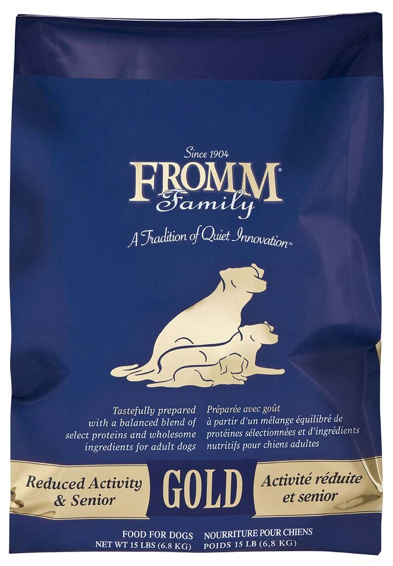Fromm Gold Reduced Activity/Senior Dry Dog Food 15#