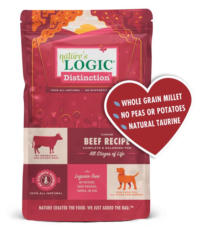 Nature&#39;s Logic Canine Beef Meal Feast Dry Dog Food 25#