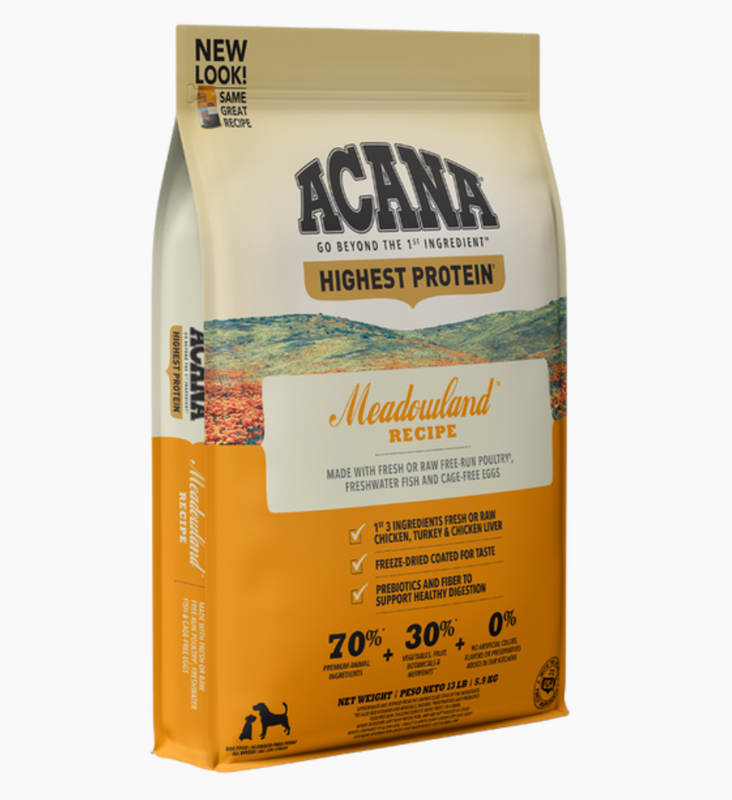 Acana Highest Protein Grain Free Dry Dog Food