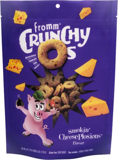 Fromm Family Crunchy Os Dog Treats, Flavor: Banana Kablammas, Size: 6 oz.