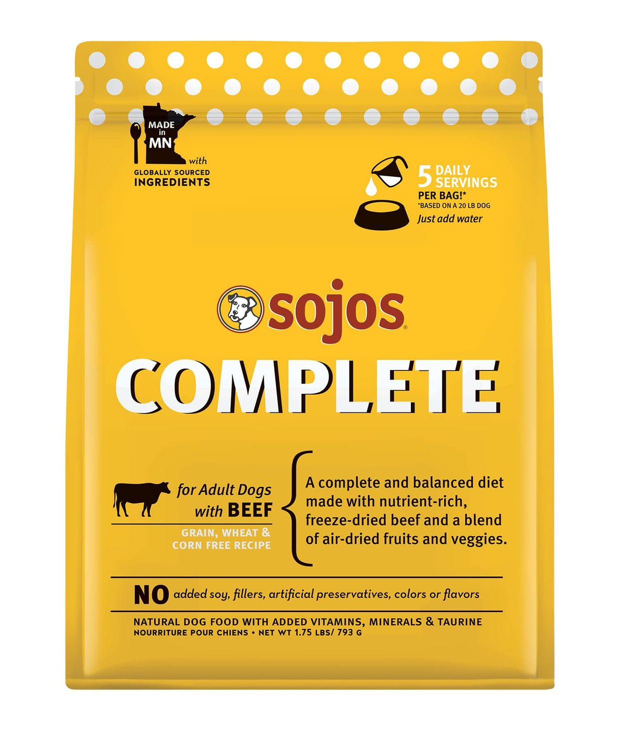 Sojos Complete Beef 1.75#