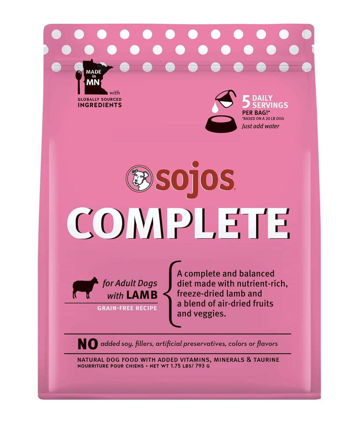 Sojos Complete Lamb 1.75#