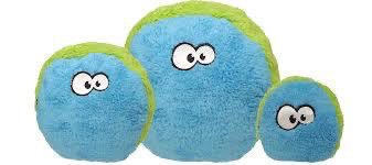Cycle Dog Duraplush Fuzzball, Color: Blue/Green, Size: S