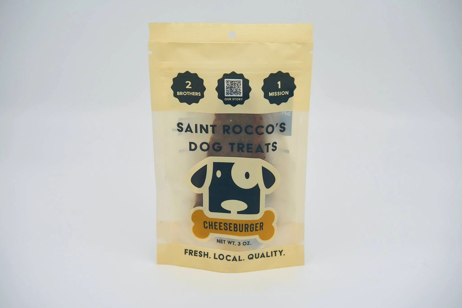 Saint Rocco&#39;s Treats Cheeseburger 8oz