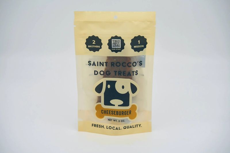 Saint Rocco&#39;s Treats Cheeseburger 8oz