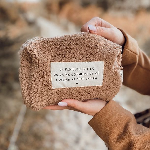 Petite Trousse de toilette Moumoute NOISETTE