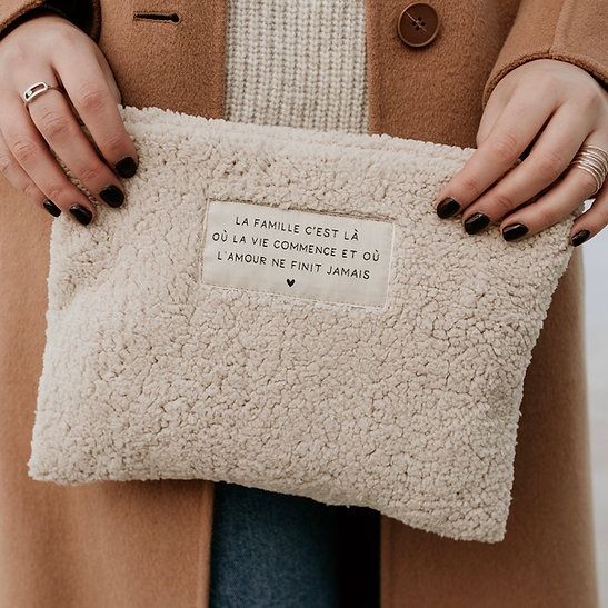 Maxi Pochette Moumoute BEIGE