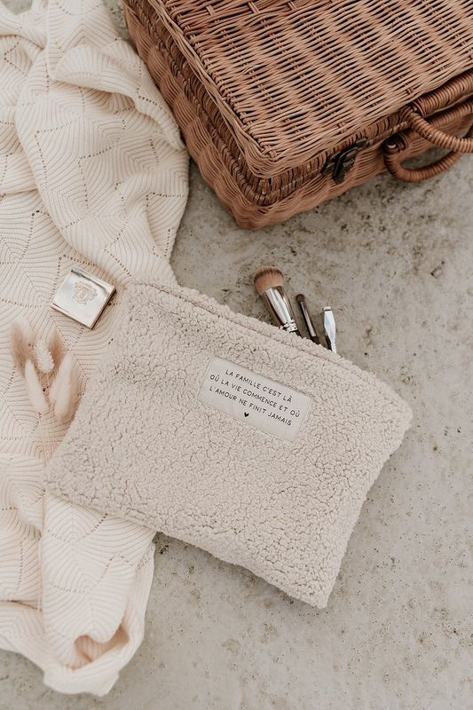 Pochette Moyenne Moumoute BEIGE