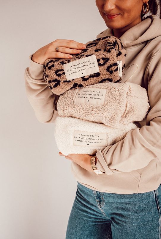 Trousse de toilette Moumoute ÉCRU