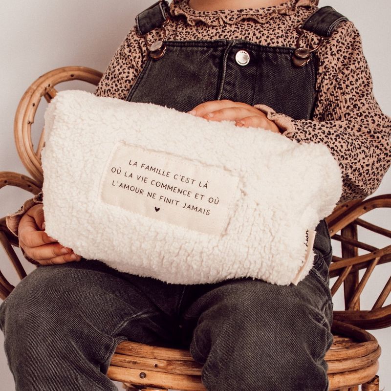 Trousse de toilette Moumoute ÉCRU