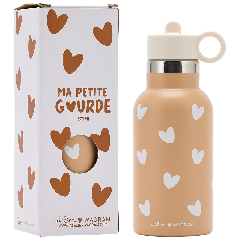 Gourde acier inox - Nougat