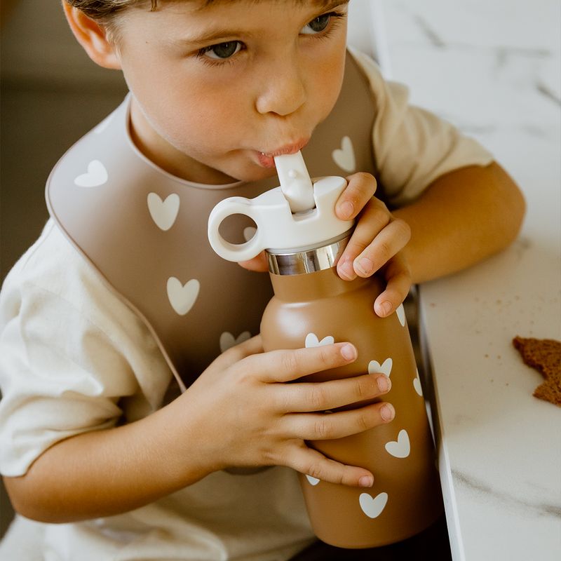 Gourde acier inox - Caramel