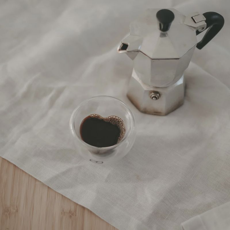Tasse cœur en verre à double paroi 50 ml