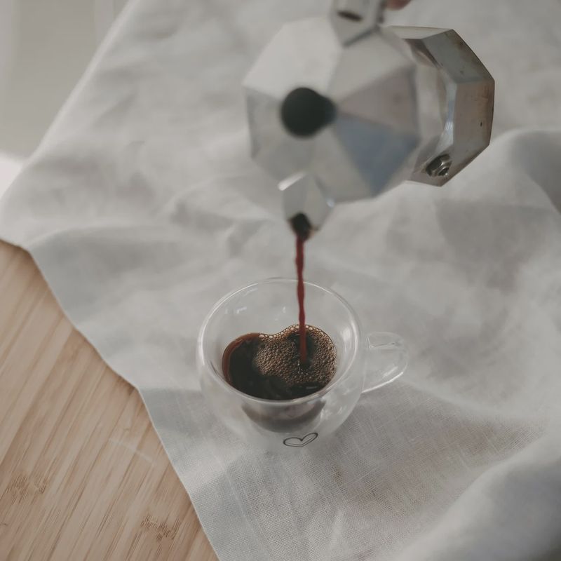 Tasse poignée coeur à double paroi 50 ml
