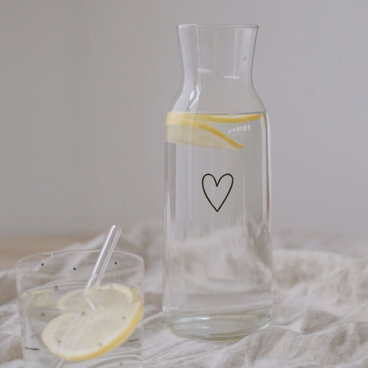 Carafe coeur Noir