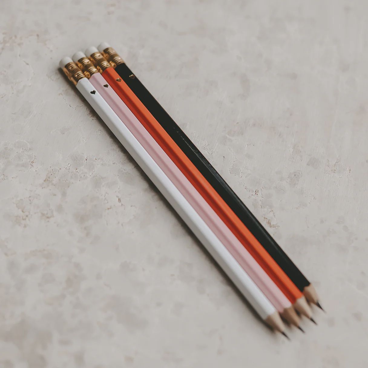 Set de crayons - Rose lot de 4