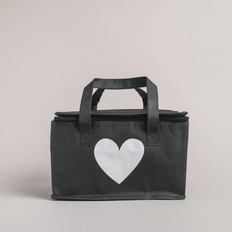 Sac refroidisseur coeur noir