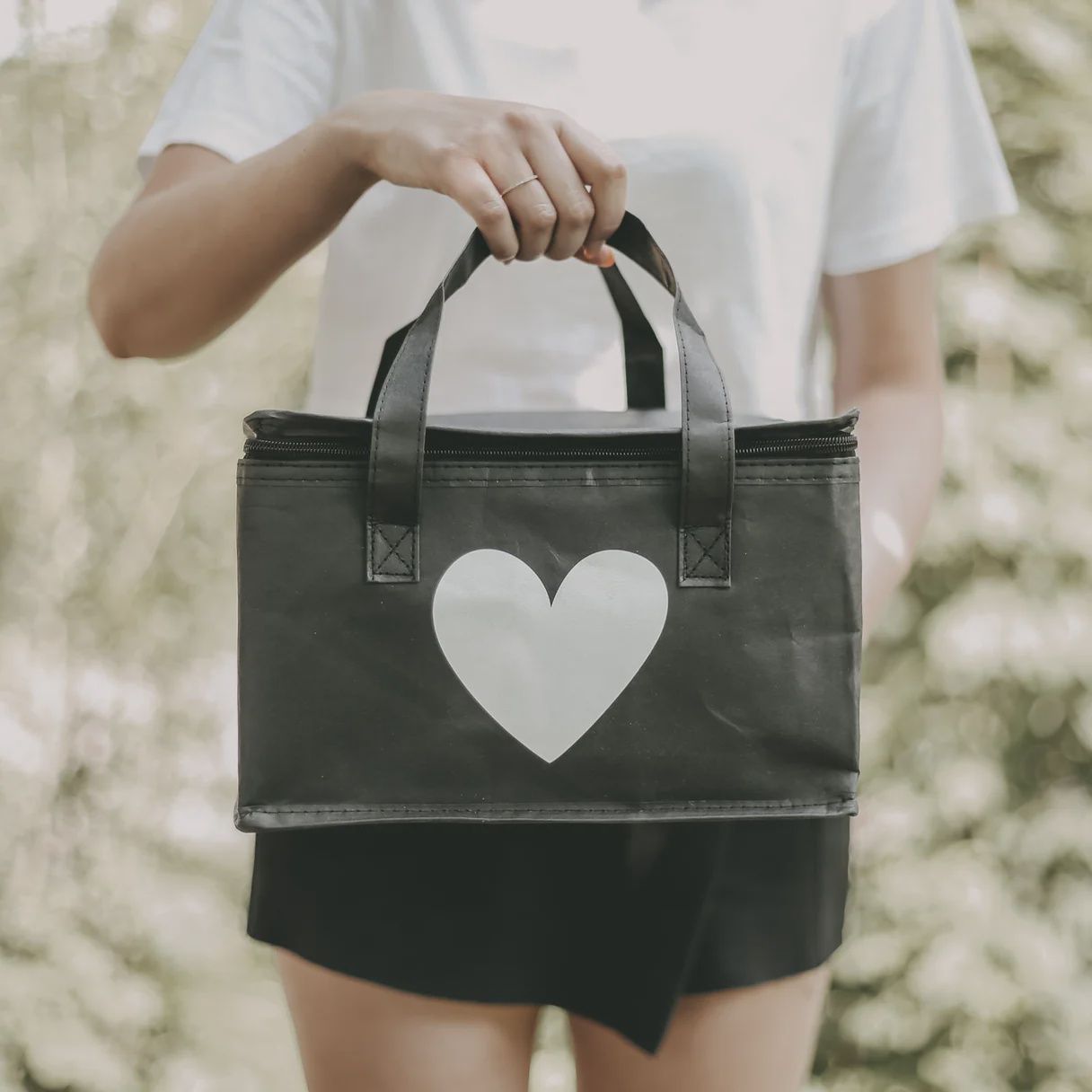 Sac refroidisseur coeur noir