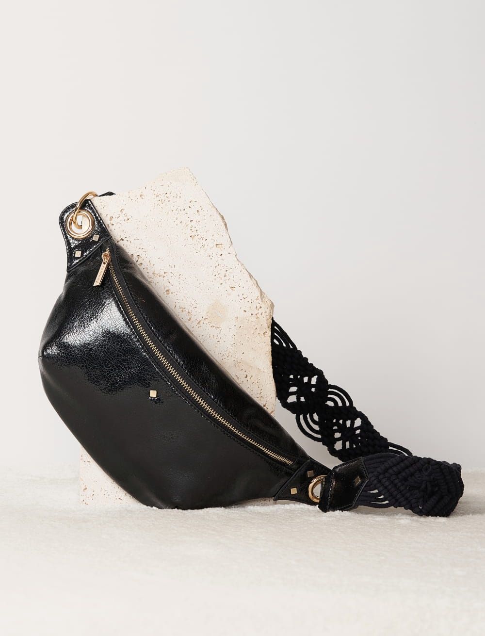 Banane Nicole - Macramé Noir Maradji