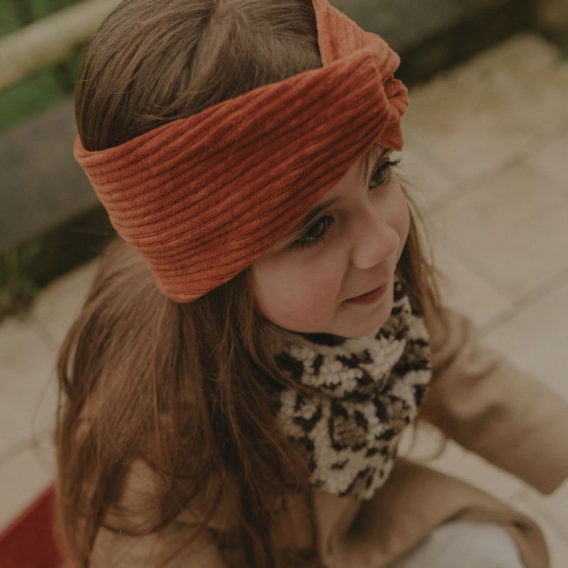 Bandeau velours - Paprika