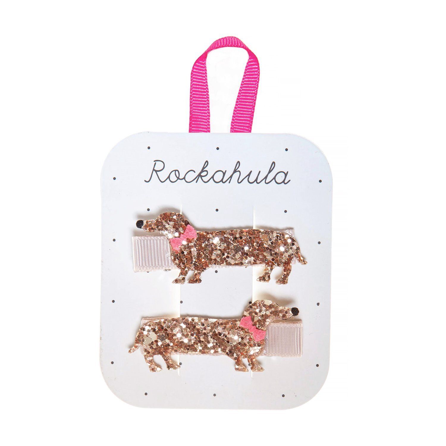Barrettes - Chien saucisse