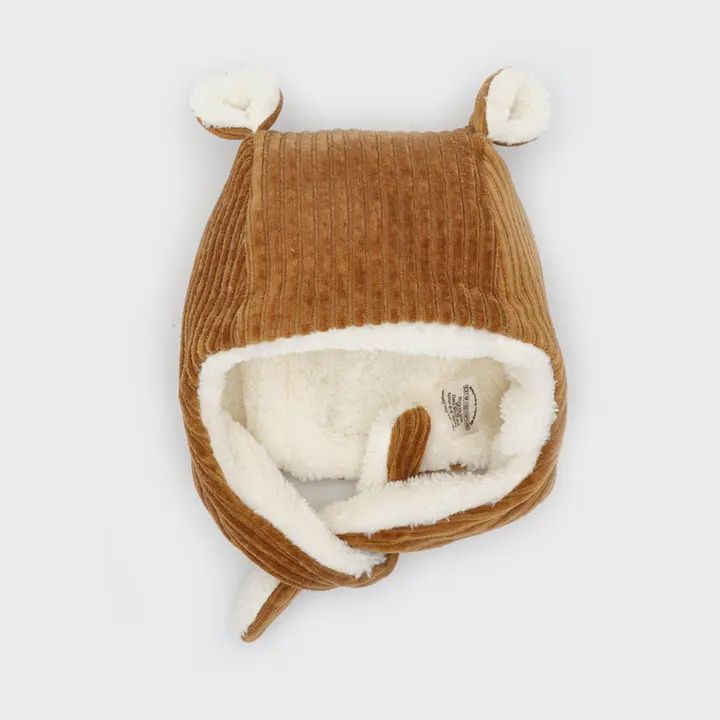 Bonnet Velours - Camel, Taille :: Naissance