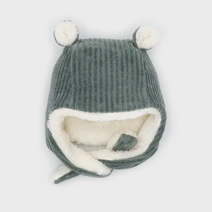 Bonnet Velours - Kaki