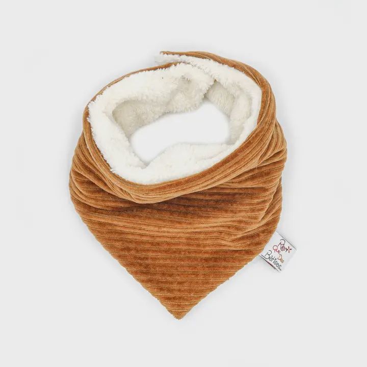 Cache-cou velours - Camel