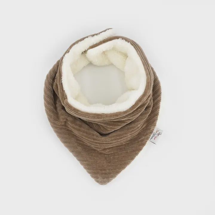 Cache-Cou velours - Taupe